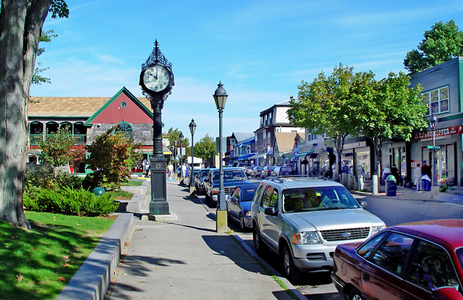 Downtown in Bangor, courtesy Bar Harbor COC