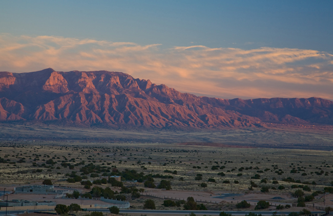 Scenic view of vista in Albuquerque, courtesy Albuquerque CVB