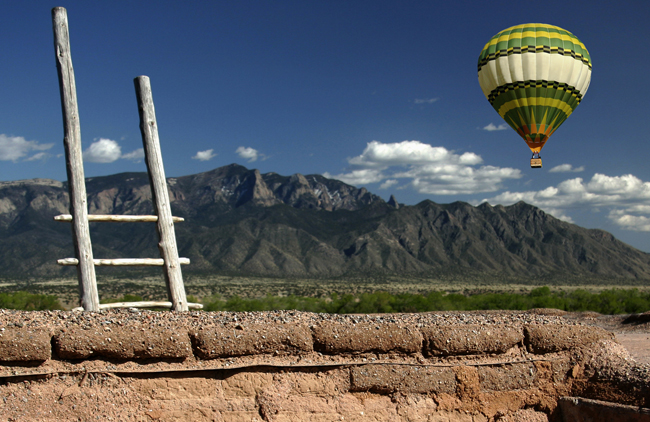Hot air balloon, courtesy Albuquerque CVB