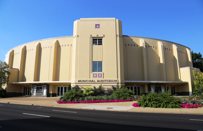 Exterior view of Charleston venue, courtesy Charleston Civic Center