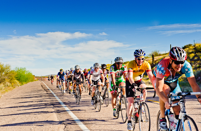 Cycling event in Mesa