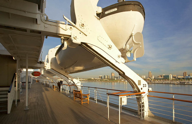 Queen Mary's sun deck