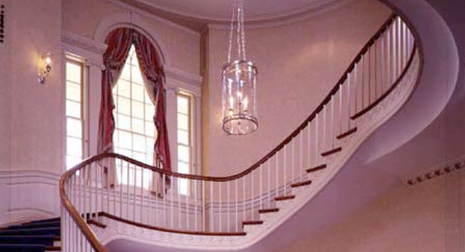 Stairwell, Dubose House, Rizzo Conference Center, Chapel Hill, North Carolina