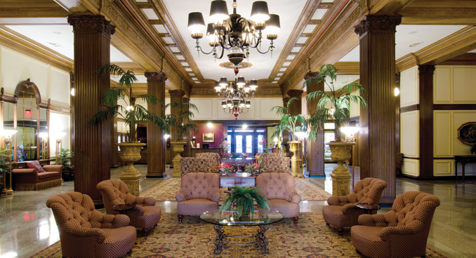 Marcus Whitman Hotel Lobby