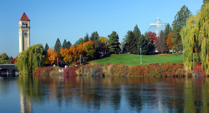 Spokane's Riverfront Park, by Alan Bisson, courtesy Visit Spokane