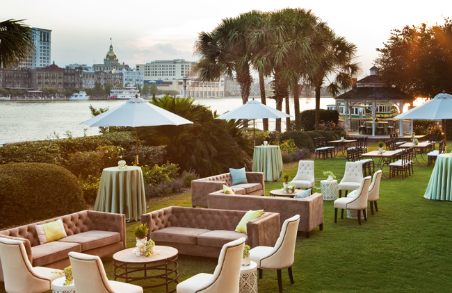 Hold your event right along the water  in Savannah courtesy Westin Savannah Harbor Golf Resort and Spa