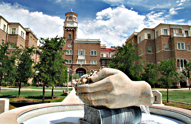 The Hands of Knowledge at Texas Tech courtesy Visit Lubbock