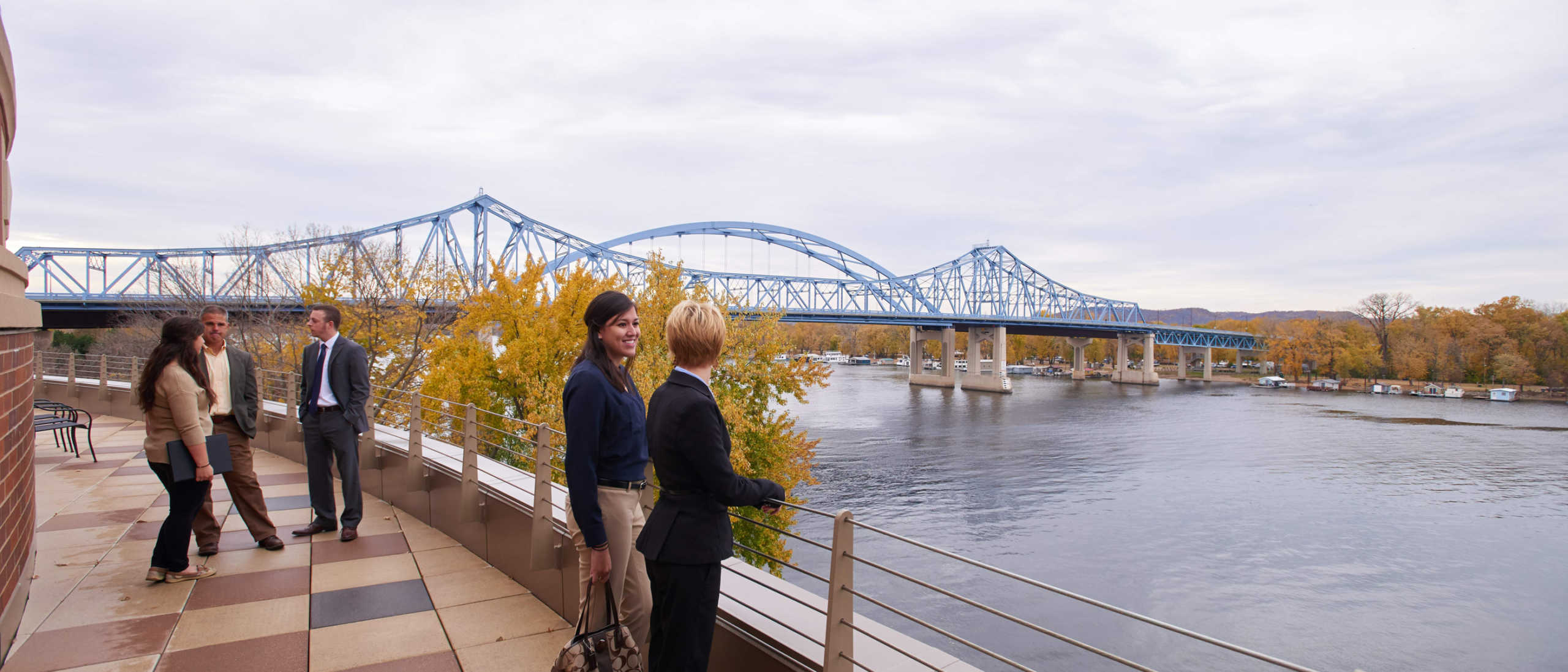 Riverfront Views in La Crosse, Wisconsin To Small Market