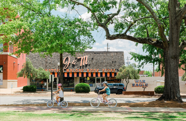 Exploring the essence of Auburn in every storefront. Downtown Auburn's unique blend of shops and artistic murals paints a vivid picture of community and culture. Join the adventure and uncover the treasures that await.